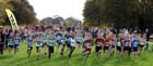 Start of the under-13 boys North East Harrier League, Blaydon. Photo: David T. Hewitson/Sports for All Pics